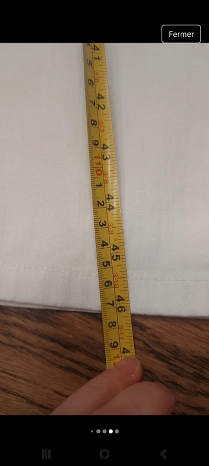 Pantalon femme blanc D'Auvry W 36 fr 46/48 - photo numéro 14