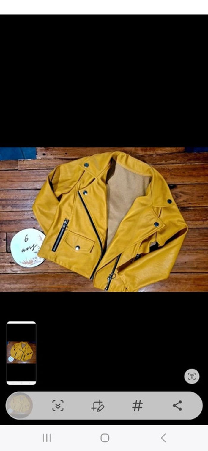 Veste perfecto simili cuir - photo numéro 2