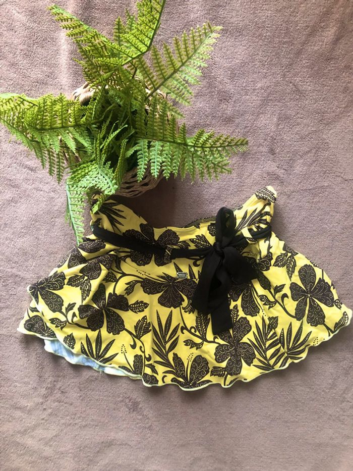 Jupe de plage jaune marron Banana Moon
