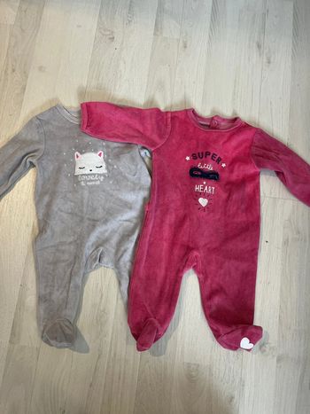 Lot pyjamas 3 mois