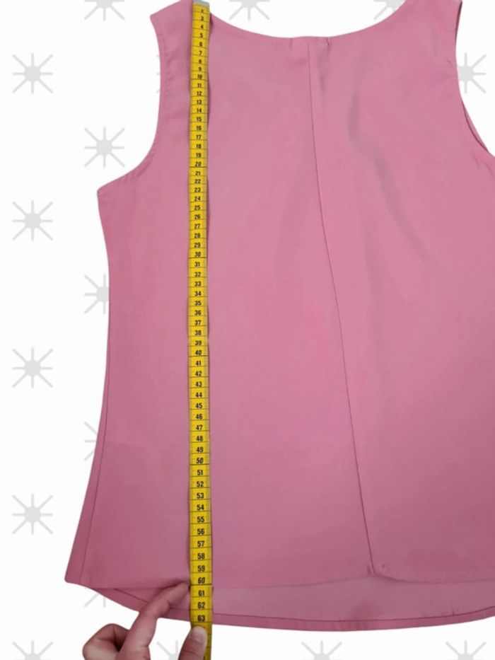 Top sans manches rose taille 38 marque villa - photo numéro 11