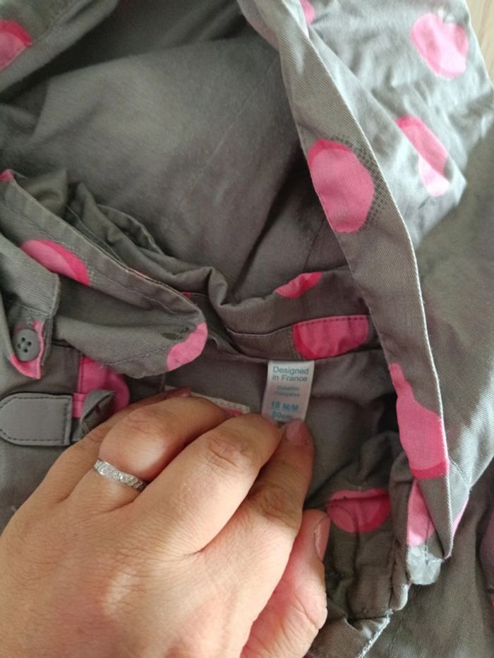 Veste mi-saison imperméable Obaïbi 18 mois - photo numéro 3