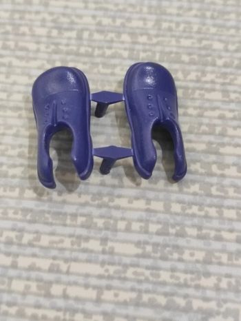 Playmobil cirque chaussures de clown bleues foncées