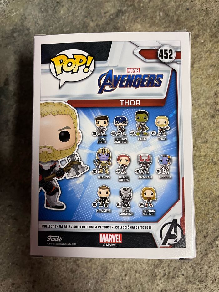Funko pop thor marvel 452 - photo numéro 2