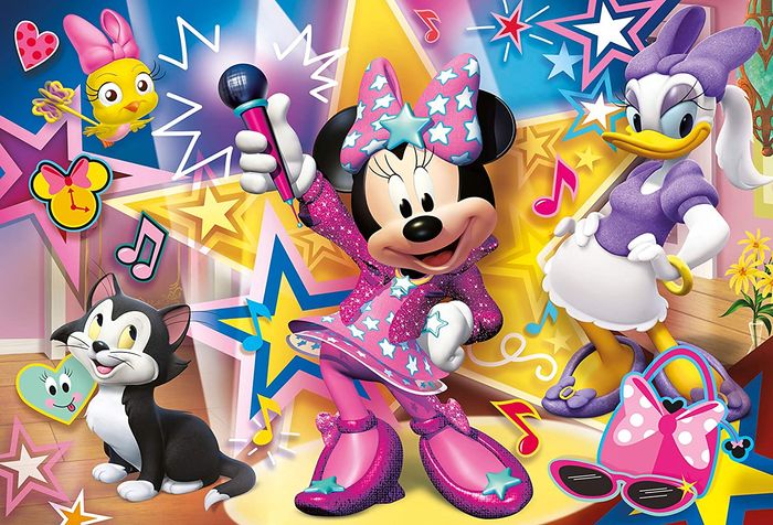 Clementoni 26443 puzzle Supercolor Minnie Happy Helpers 60 Maxi pièces 26443 - photo numéro 2
