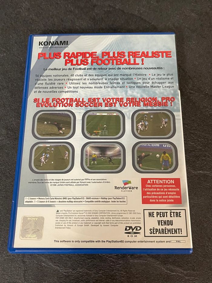 Jeux vidéos PS2 Pro Evolution Soccer 2 - photo numéro 2