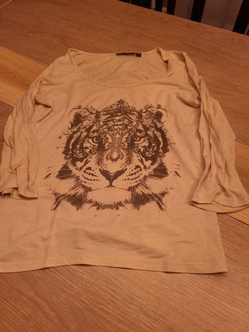 T shirt manches 3/4