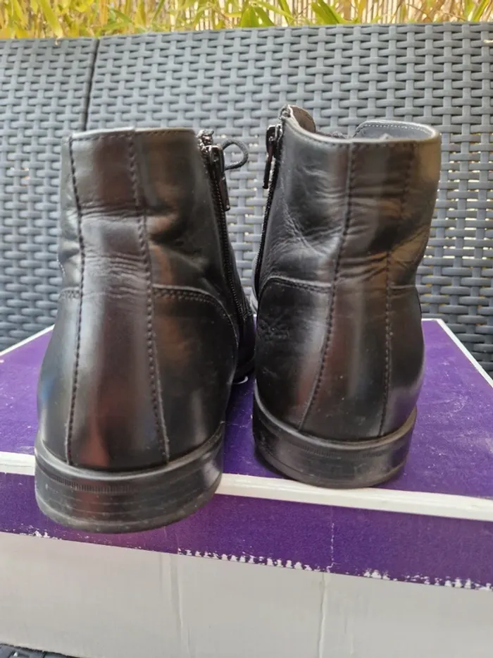 Boots cuir homme - photo numéro 4