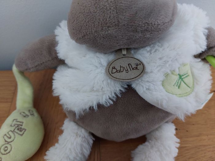 Doudou peluche d'activités Hippopotame - Baby Nat - photo numéro 3