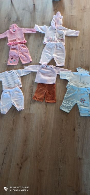 Lot de 5 ensembles 3 mois