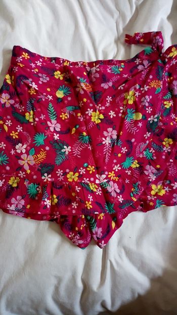 Jupe-short  fleuris fille