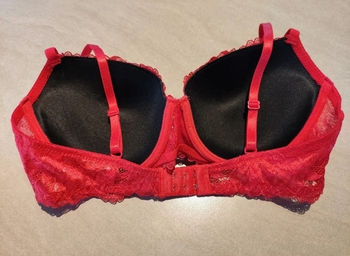 Soutien gorge rouge Manoukian - photo numéro 3