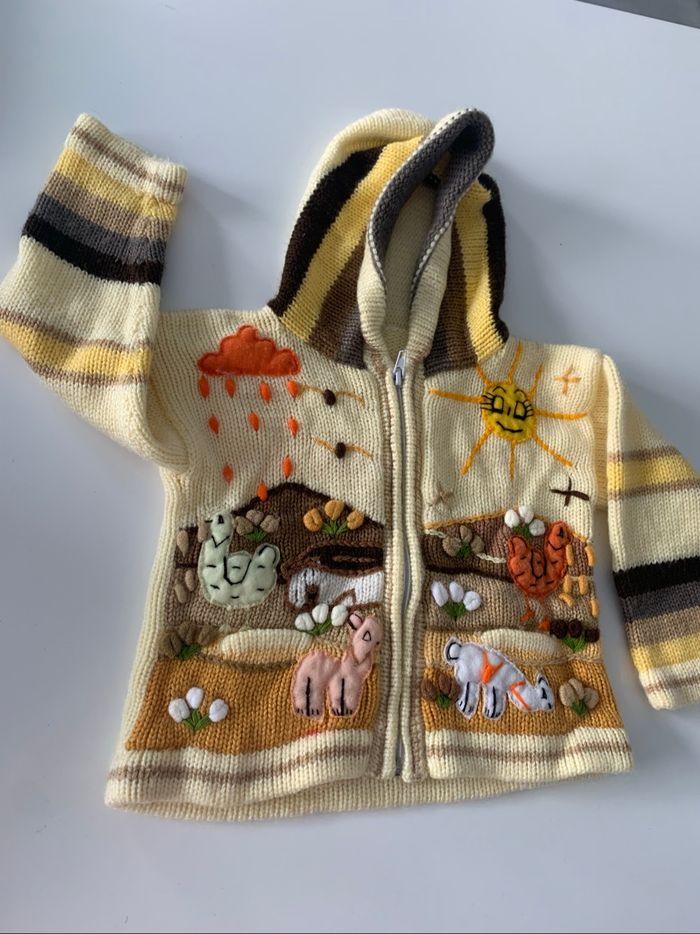 Gilet en laine fait main - photo numéro 2
