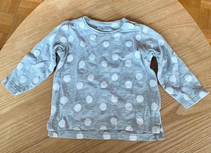 Tee-shirt manches longues 9 mois fille Vertbaudet