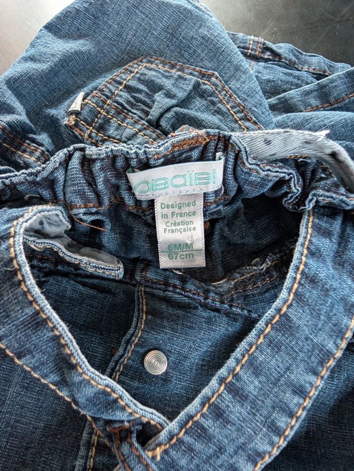 Robe en jean 6 mois - photo numéro 3
