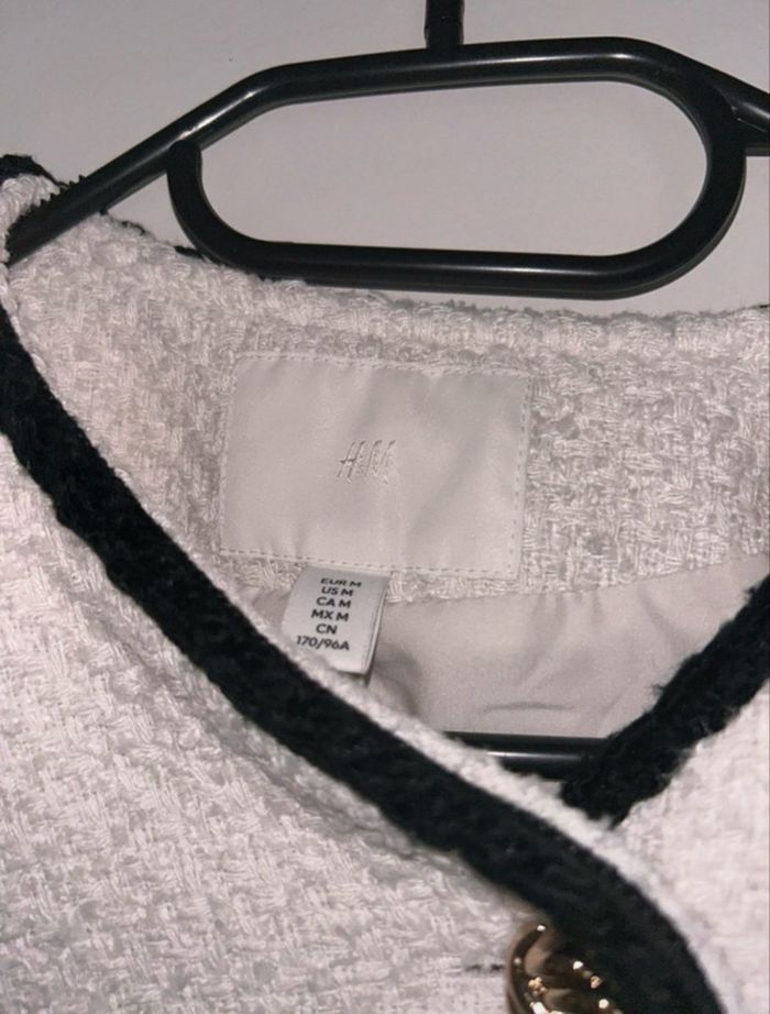 Cardigan, blanc et noir - photo numéro 2