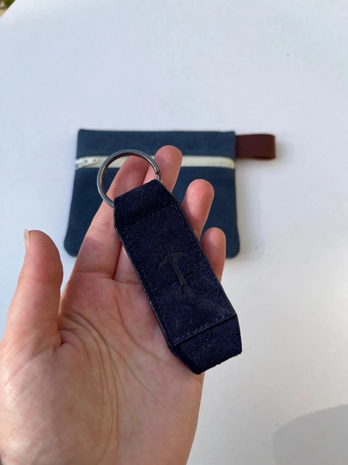 Lot de 2 : porte-monnaie et porte-clés style marin - photo numéro 8