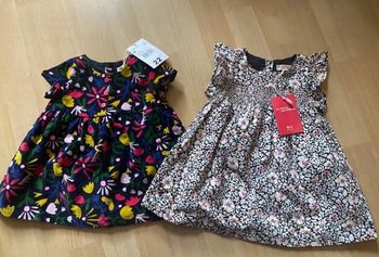 Lot de 2 robes Dpam taille 6 mois Neufs valeur du lot 45e