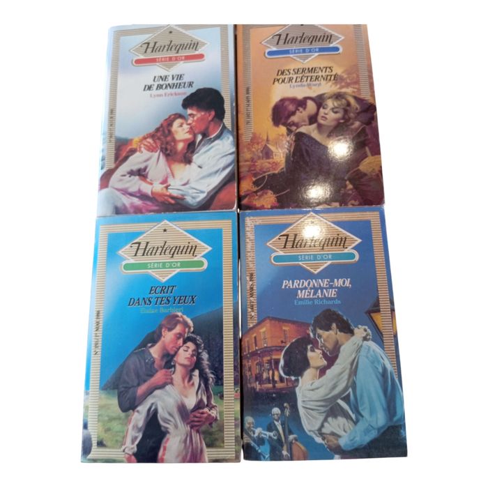 Lot de 4 livres d'Arlequin série d'or - photo numéro 2