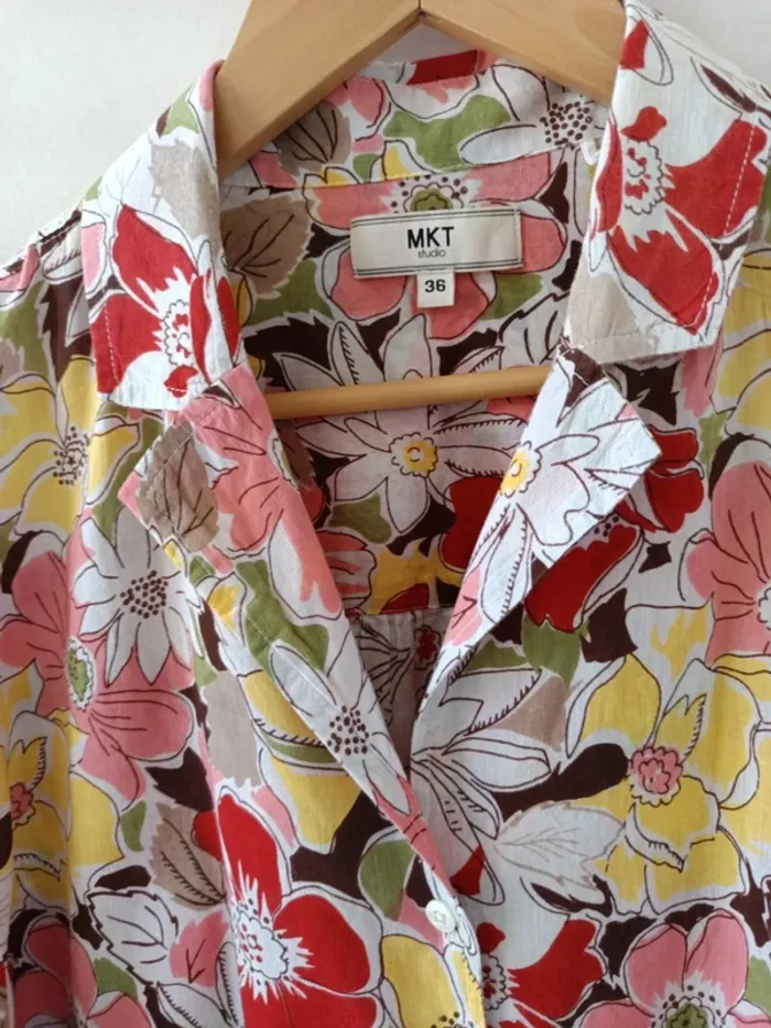 Blouse chemise MKT Studio t.36
100% coton - photo numéro 4
