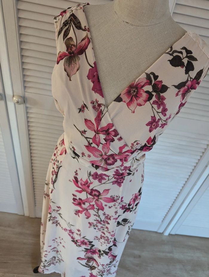 Robe longue fleurie fluide