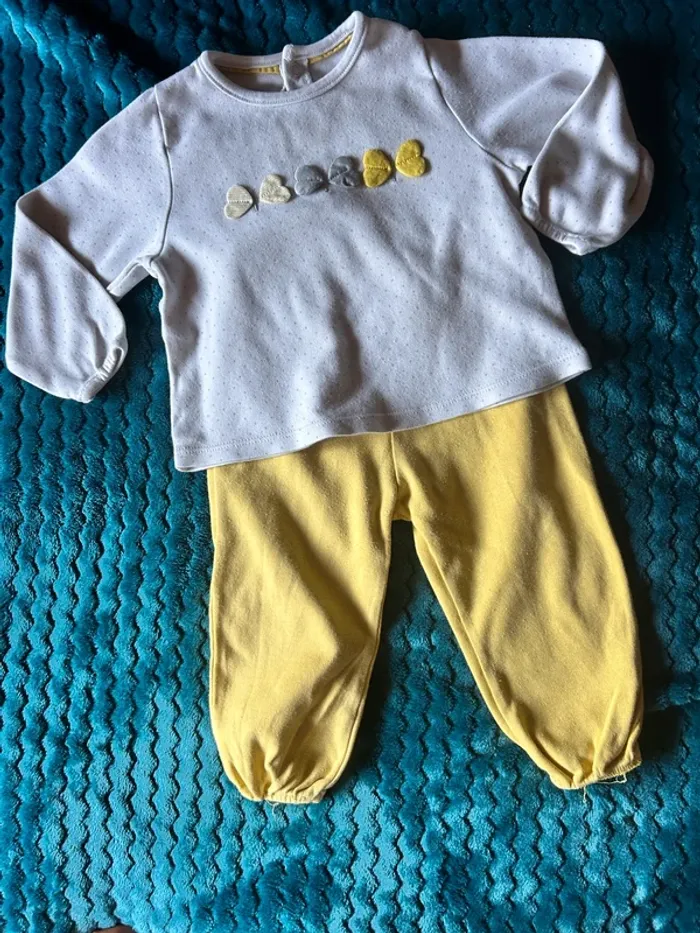 Lot de 2 pyjamas 2 pièces – Obaïbi – 18 mois - photo numéro 2