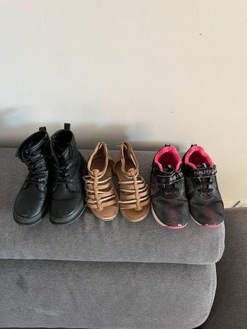 Lot De 3 chaussures Bébé Fille Taille 27 / 28
