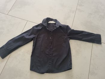 Chemise noire  - H&M - 3-4 ans