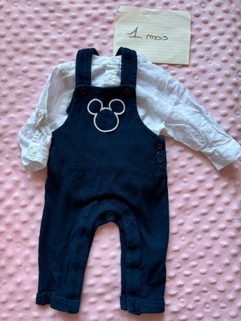 Ensemble salopette 1 mois
