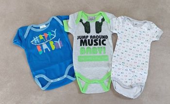 Lot de 3 bodies MC garçon 3 mois