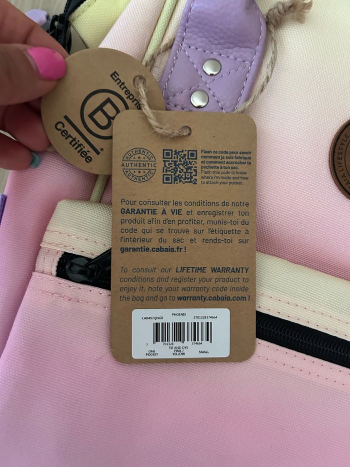 🌸🎒 Sac à dos Cabaïa Adventurer Small Phoenix Neuf avec Étiquette couleur Pastel 🎒🌸 - photo numéro 3