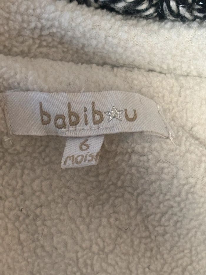 Poncho taille 6mois marque babibou - photo numéro 3