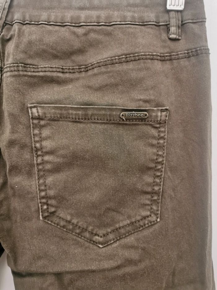 Pantalon slim kaki taille 40 bizzbee - photo numéro 5