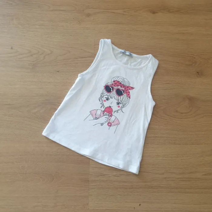 🩷 Tee-shirt débardeur 7 ans Fashion Private Compagny #emyfleury_7ansfille - photo numéro 2