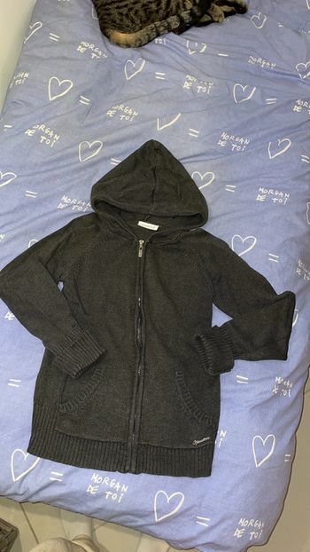 Gilet gris foncé taille S