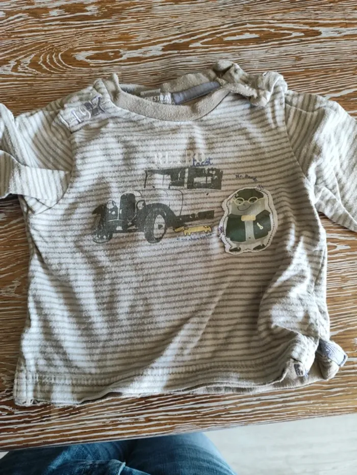 🍁 lot de 10 teeshirts manches longues taille 6 mois 🍁 - photo numéro 2