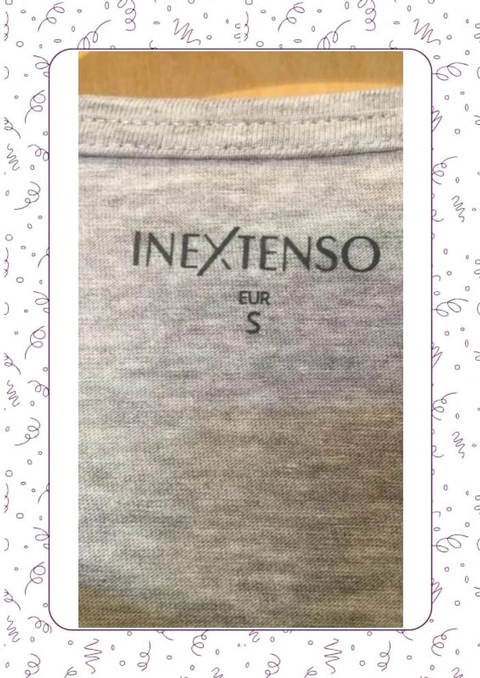 🎄🎅 Tee shirt de noël gris chiné in extenso en coton Taille S - photo numéro 3