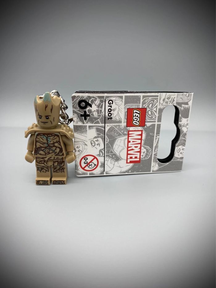 Porte-clés LEGO Marvel - Groot ( Réf. 854291) - Neuf