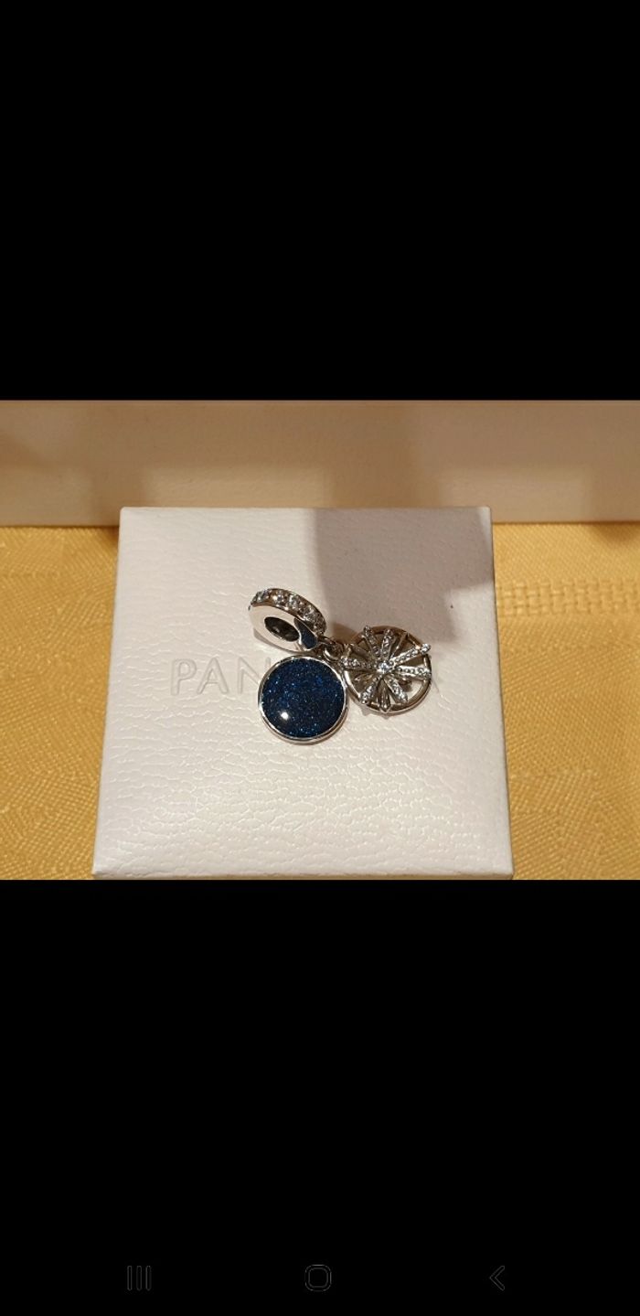 Charm Pandora Double Pendant "Feux d'artifice et Souhaits Éblouissants" - photo numéro 4