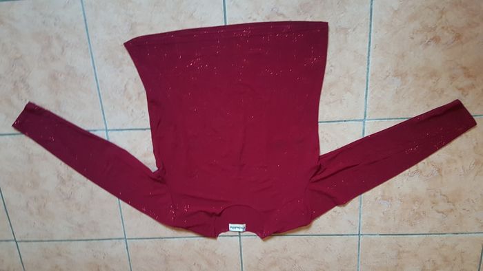 Blouse femme grenat 46 (T4) Brindille