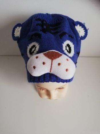 Bonnet tigre bleu