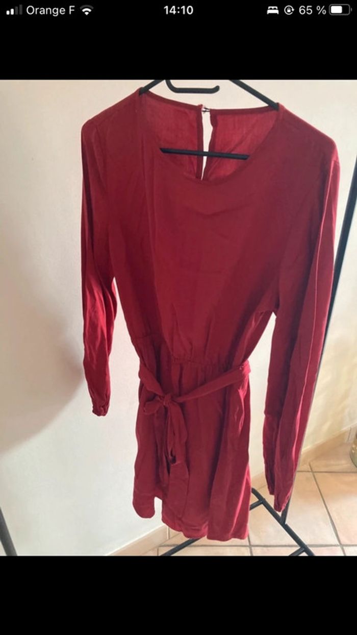 Robe légère bordeaux