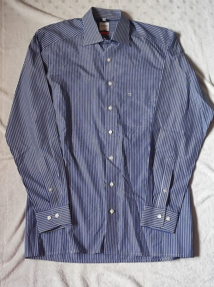 Chemise bleu à rayures - photo numéro 2