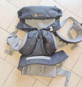 Porte bébé ergobaby cool air 4 positions  carbon grey