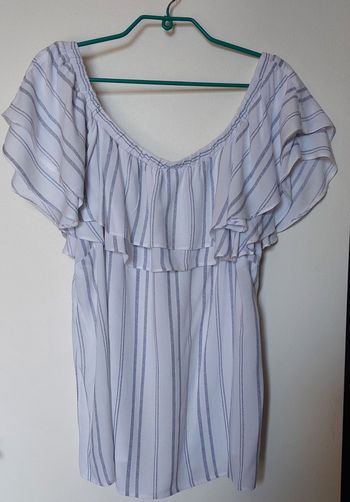 Chemisier col Bardot avec volants - Etam