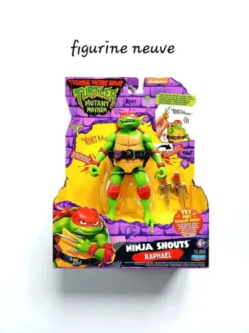 Figurine TMNT Mutant Mayhem Ninja Shouts 15 cm Raphael