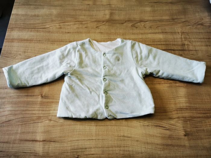 Gilet réversible taille 6 mois - photo numéro 3