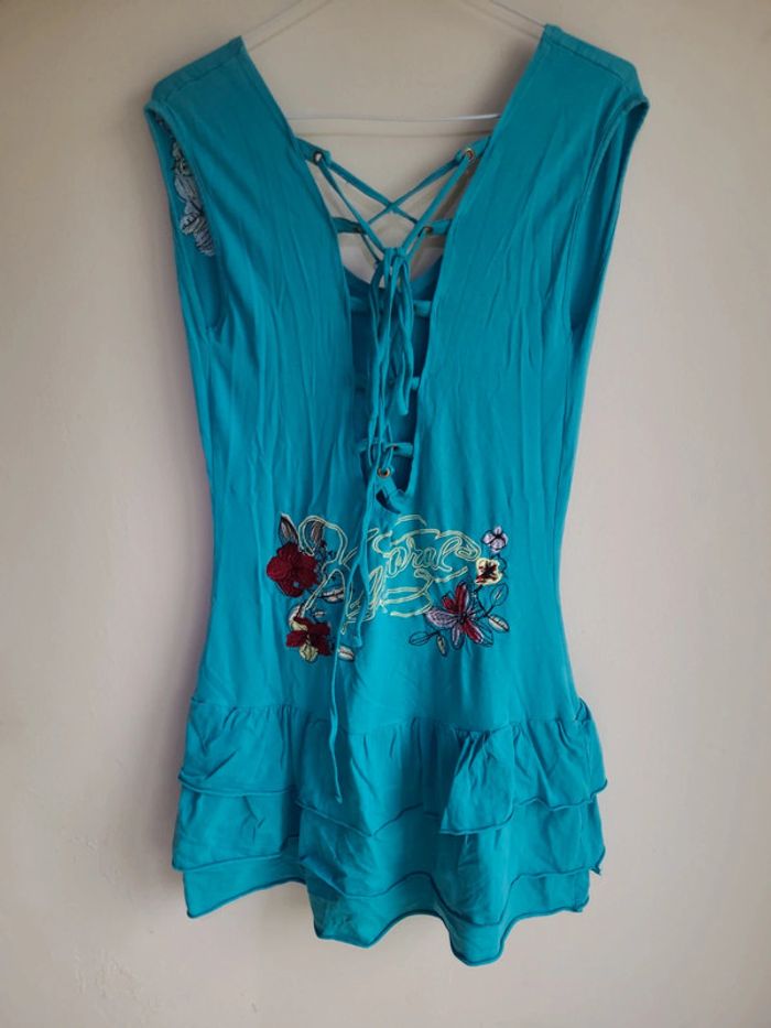 👗Robe courte dos lacé Kaporal taille S👗 - photo numéro 2