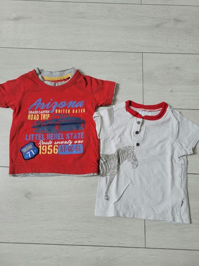 Lot été garçon 12 mois 74 cm - photo numéro 3