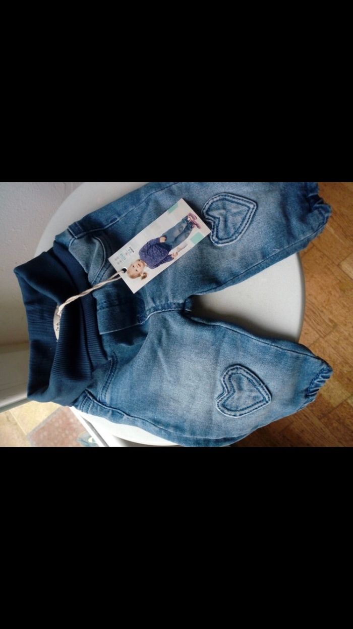 Jean sarouel neuf pocopiano 3/6 mois - photo numéro 4